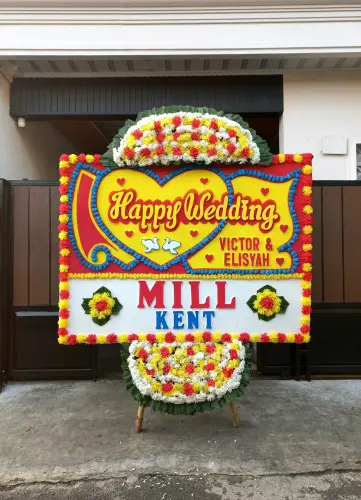 Papan Bunga Pernikahan boyolali